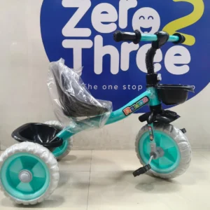 kids bicycle with black and green colour