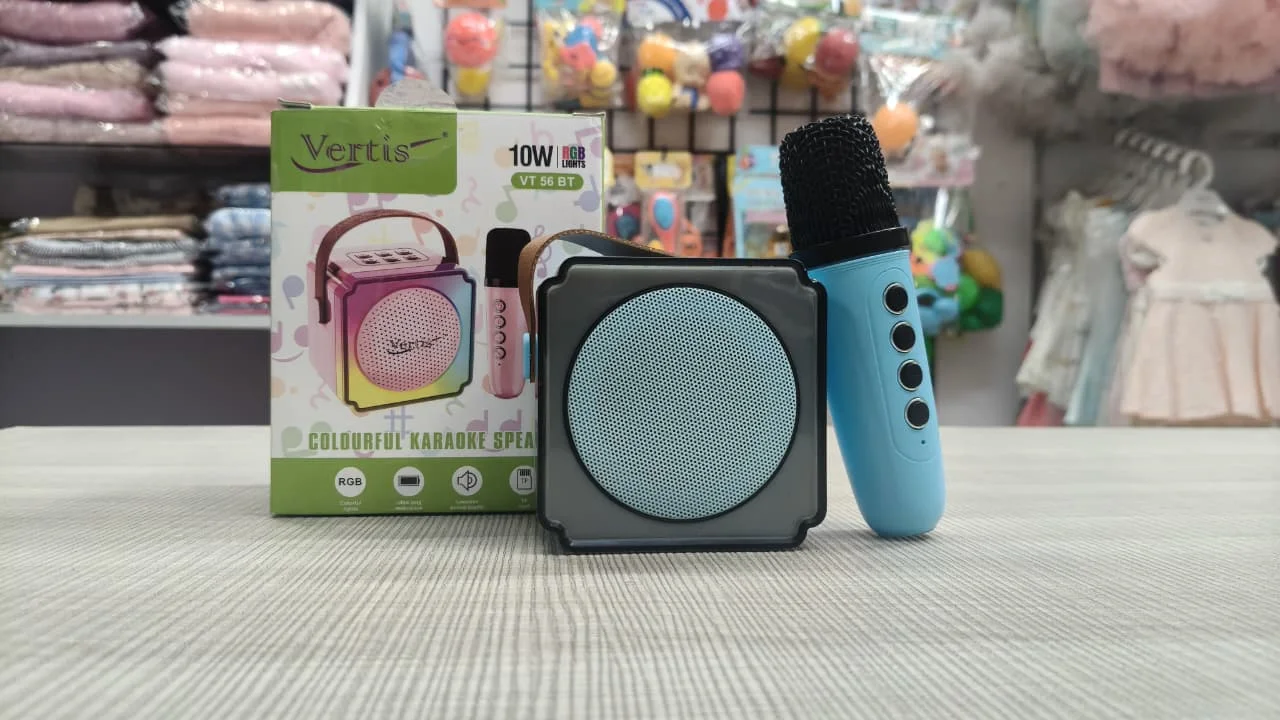 Karaoke Speaker Set with Bluetooth Microphone